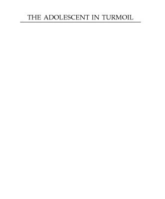 خرید و دانلود نسخه کامل کتاب The Adolescent in Turmoil