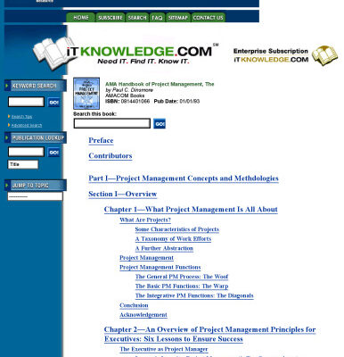 خرید و دانلود نسخه کامل کتاب The AMA handbook of project management
