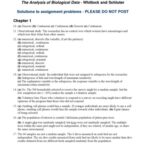 خرید و دانلود نسخه کامل کتاب The Analysis of Biological Data: Solutions Manual
