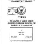 خرید و دانلود نسخه کامل کتاب The analysis of random effects regression model for predicting the shelf-life of gun propellant