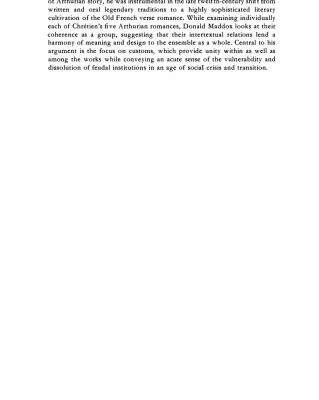 خرید و دانلود نسخه کامل کتاب The Arthurian Romances of Chrétien de Troyes: Once and Future Fictions