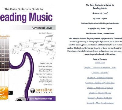 خرید و دانلود نسخه کامل کتاب The Bass Guitarist’s Guide To Reading Music. Advanced Level.