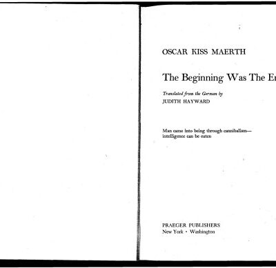خرید و دانلود نسخه کامل کتاب The Beginning was the end