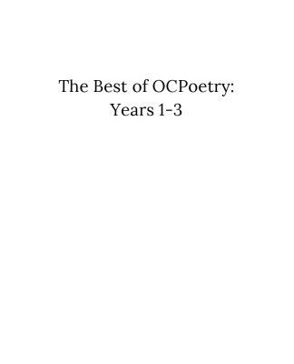 خرید و دانلود نسخه کامل کتاب The Best of OC Poetry: Years 1-3