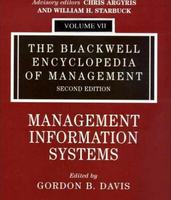 خرید و دانلود نسخه کامل کتاب The Blackwell Encyclopedia of Management, Management Information Systems (Blackwell Encyclopaedia of Management) (Volume 7)
