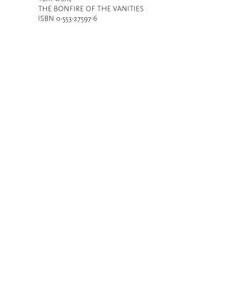 خرید و دانلود نسخه کامل کتاب The Bonfire of the Vanities
