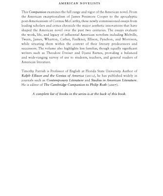 خرید و دانلود نسخه کامل کتاب The Cambridge Companion to American Novelists