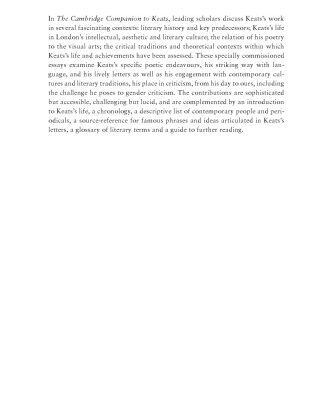 خرید و دانلود نسخه کامل کتاب The Cambridge Companion to Keats