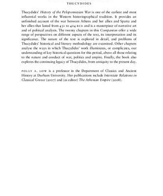 خرید و دانلود نسخه کامل کتاب The Cambridge Companion to Thucydides