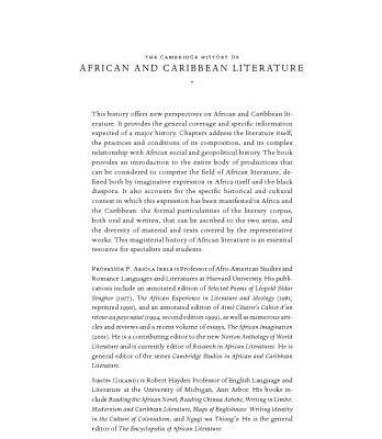 خرید و دانلود نسخه کامل کتاب The Cambridge History of African and Caribbean Literature (2 Volume Set)