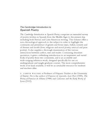 خرید و دانلود نسخه کامل کتاب The Cambridge Introduction to Spanish Poetry (Cambridge Introductions to Literature)