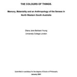 خرید و دانلود نسخه کامل کتاب The Colours of Things: Memory, Materiality and an Anthropology of the Senses in North Western South Australia