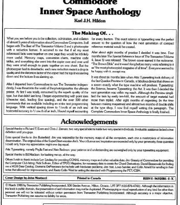 خرید و دانلود نسخه کامل کتاب The Complete Commodore Inner Space Anthology