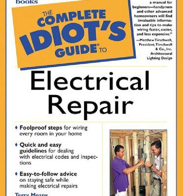 خرید و دانلود نسخه کامل کتاب The Complete Idiot’s Guide to Electrical Repair