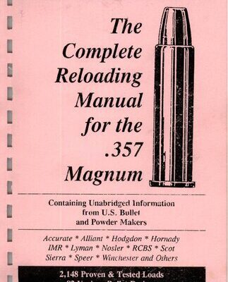 خرید و دانلود نسخه کامل کتاب The Complete Reloading Manual for the .357 Magnum