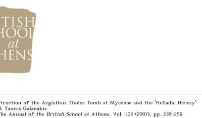 خرید و دانلود نسخه کامل کتاب The Construction of the Aegisthus Tholos Tomb at Mycenae and the ‘Helladic Heresy’