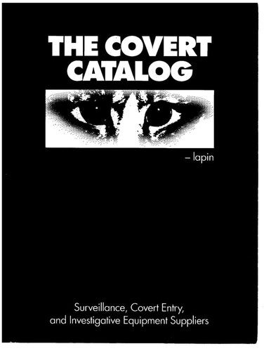 خرید و دانلود نسخه کامل کتاب The Covert Catalog: Surveillance, Covert Entry, and Investigative Equipment Suppliers_68f47c71ef480.jpeg خرید و دانلود نسخه کامل کتاب The Covert Catalog: Surveillance, Covert Entry, and Investigative Equipment Suppliers