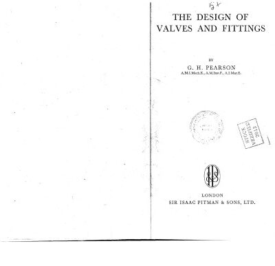 خرید و دانلود نسخه کامل کتاب The Design of Valves and Fittings