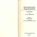 خرید و دانلود نسخه کامل کتاب The dialogic imagination: Four essays by M. M. Bakhtin
