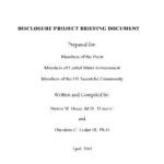 خرید و دانلود نسخه کامل کتاب The Disclosure Project Briefing Document
