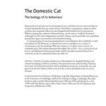 خرید و دانلود نسخه کامل کتاب The domestic cat: the biology of its behaviour