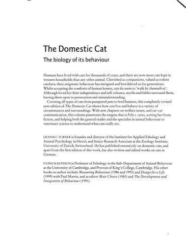 خرید و دانلود نسخه کامل کتاب The domestic cat: the biology of its behaviour_68e7c4c16f690.jpeg خرید و دانلود نسخه کامل کتاب The domestic cat: the biology of its behaviour