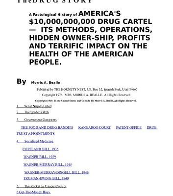 خرید و دانلود نسخه کامل کتاب The Drug Story : How Rockefeller Created Dangerous Pharmaceutical Industry