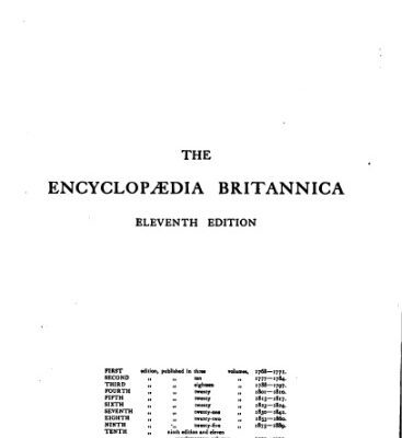 خرید و دانلود نسخه کامل کتاب The Ecncyclopaedia Britannica. A Dictionary of Arts, Sciences, Literature and general information