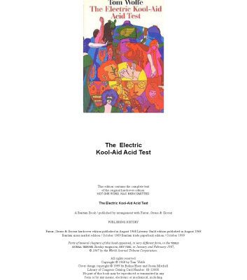 خرید و دانلود نسخه کامل کتاب The Electric Kool-Aid Acid Test (1967)