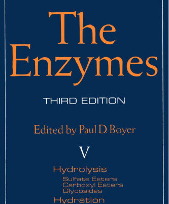 خرید و دانلود نسخه کامل کتاب The Enzymes, Vol V: Hydrolysis (Sulfate Esters, Carboxyl Esters, Glycosides), Hydration, 3rd Edition