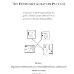 خرید و دانلود نسخه کامل کتاب The Expressive Notation Package (dissertation)