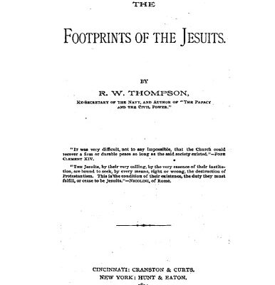 خرید و دانلود نسخه کامل کتاب The footprints of the Jesuits