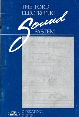 خرید و دانلود نسخه کامل کتاب The Ford Electronic Sound System Operating Guide
