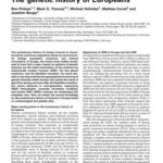 خرید و دانلود نسخه کامل کتاب The genetic history of Europeans