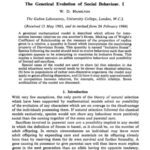 خرید و دانلود نسخه کامل کتاب The Genetical Evolution of Social Behaviour I & II