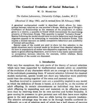 خرید و دانلود نسخه کامل کتاب The Genetical Evolution of Social Behaviour I & II