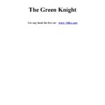 خرید و دانلود نسخه کامل کتاب the green knight