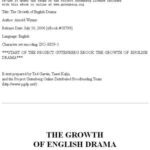 خرید و دانلود نسخه کامل کتاب The Growth of English Drama
