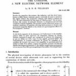 خرید و دانلود نسخه کامل کتاب The Gyrator, a new electric network element