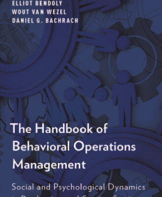 خرید و دانلود نسخه کامل کتاب The Handbook of Behavioral Operations Management: Social and Psychological Dynamics in Production and Service Settings