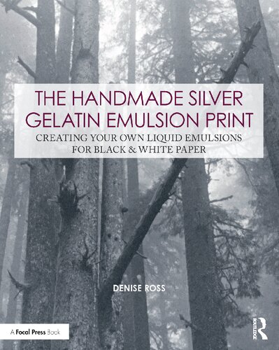 خرید و دانلود نسخه کامل کتاب The Handmade Silver Gelatin Emulsion Print: Creating Your Own Liquid Emulsions for Black & White Paper
