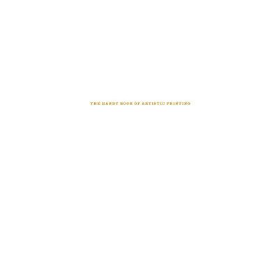 خرید و دانلود نسخه کامل کتاب The handy book of artistic printing : a collection of letterpress examples, with specimens of type, ornament, corner fills, borders, twisters, wrinklers, and other freaks of fancy