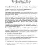 خرید و دانلود نسخه کامل کتاب The Hitchhiker’s Guide to Online Anonymity – Version 1.1.3 – January 2022