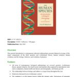 خرید و دانلود نسخه کامل کتاب The Human Species: An Introduction To Biological Anthropology
