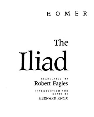 خرید و دانلود نسخه کامل کتاب The Iliad (Penguin Classics Deluxe Edition)