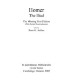 خرید و دانلود نسخه کامل کتاب The Iliad : the missing first edition (Attic script, Boustrophedon), edited by Ross G. Arthur