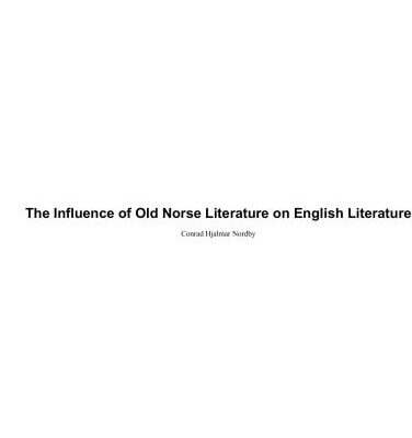 خرید و دانلود نسخه کامل کتاب The Influence Of Old Norse Literature On English Literature