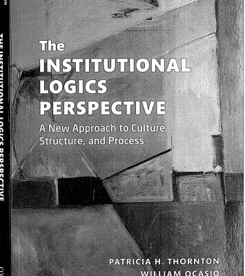 خرید و دانلود نسخه کامل کتاب The Institutional Logics Perspective: A New Approach to Culture, Structure and Process