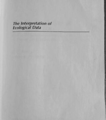 خرید و دانلود نسخه کامل کتاب The interpretation of ecological data: a primer on classification and ordination