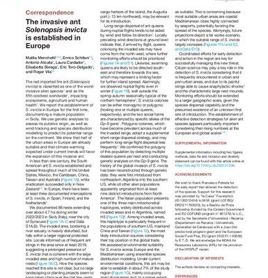 خرید و دانلود نسخه کامل کتاب The invasive ant Solenopsis invicta is established in Europe